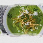 Venezuelan Soup of Cilantro y Spinash and Cilantro